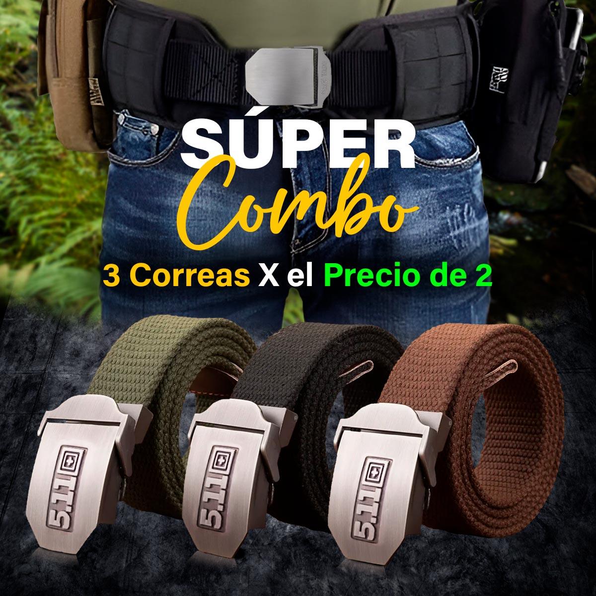 Promoción X3 Correa Táctica Cinturón Militar Ajustable Correa Reata LSD-01 - Montserrat