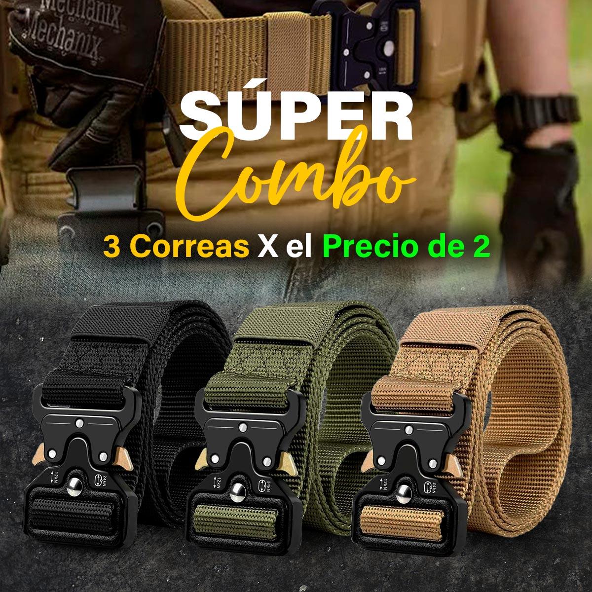 Promoción X3 Correas Tácticas Cinturón Militar Ajustable Correa Reata LSD-02x3 - Montserrat