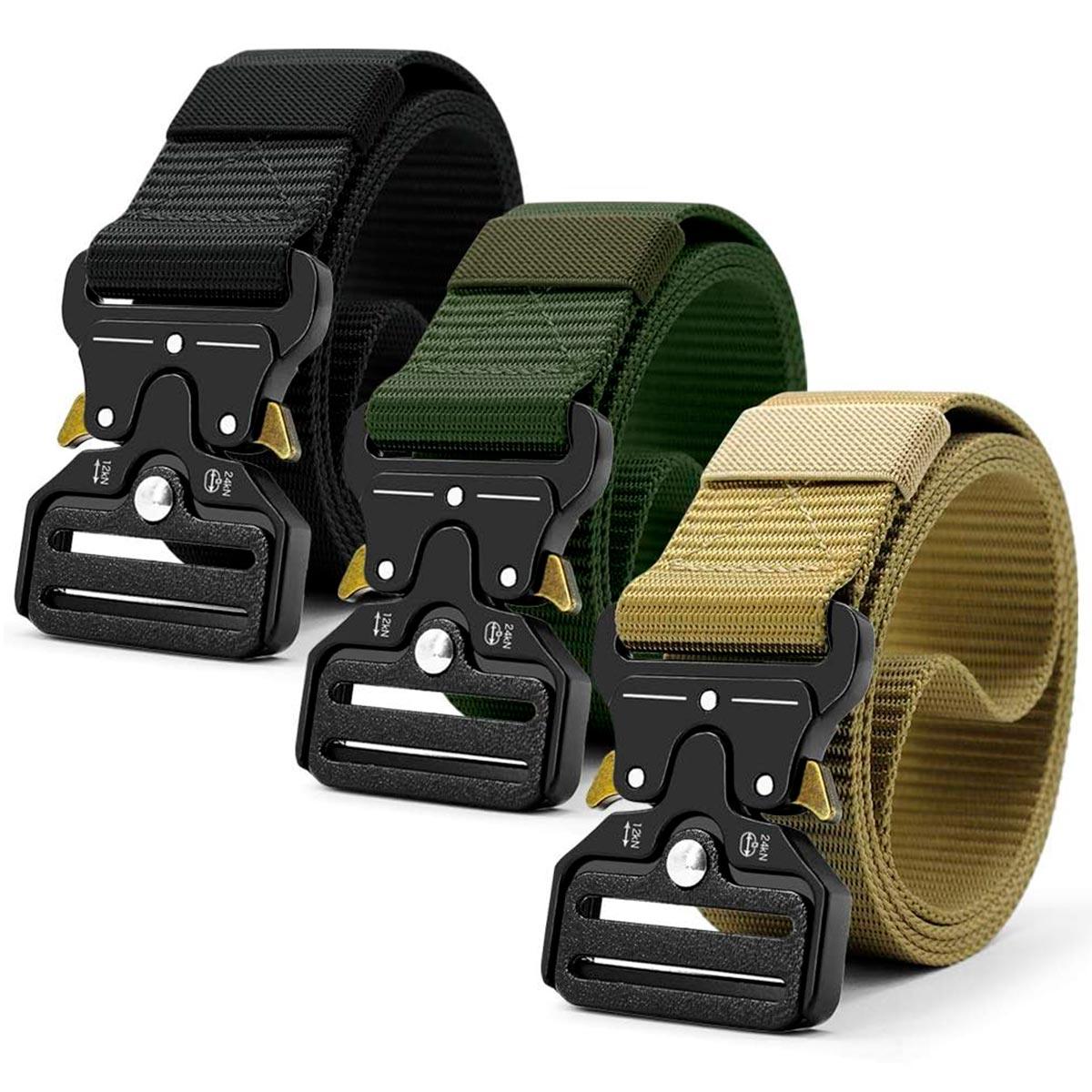 Promoción X3 Correas Tácticas Cinturón Militar Ajustable Correa Reata LSD-02x3 - Montserrat